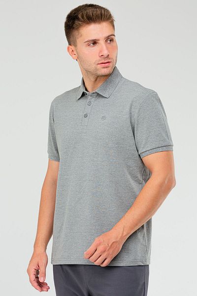speedlife Tricou pentru bărbați cu gât polo - antracit, 100% bumbac, mânecă scurtă XF1735