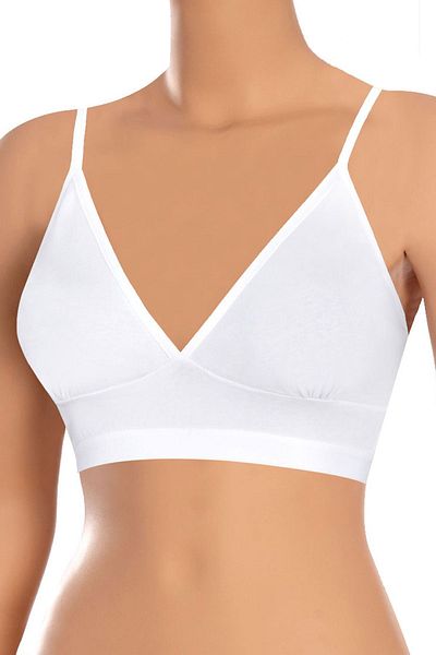 Öts Sutien bustier pentru damă cu decolteu în V din lycra - fără tampoane