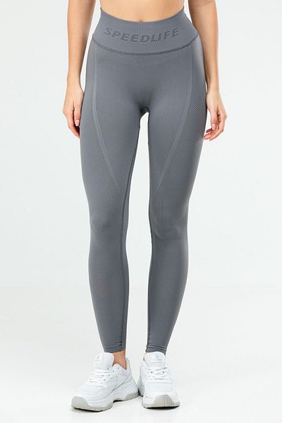 speedlife Jambiere slim fit cu talie înaltă afumată - Femei fără sudură SSD0022