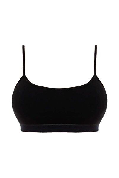 Öts Γυναικείο Σουτιέν με 4 βαμβακερό χρωματιστό μισό κάτω μπλουζάκι Lycra