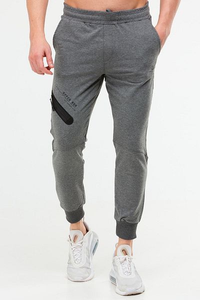 speedlife Αντρική φόρμα αθλητικής φόρμας Anthracite Regular Cotton Cuff Xd0184