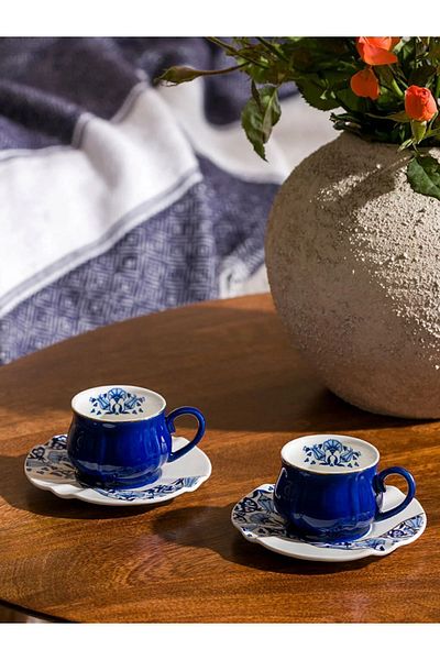 LC Waikiki Porcelain 2-Person Coffee Cup Set 90 Ml city