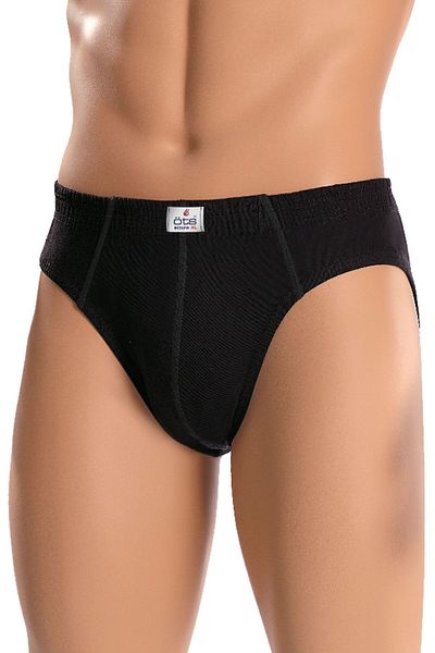 Öts Men's Black 3-Piece Jersey Briefs