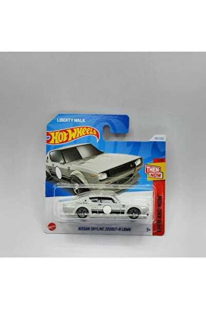 HOT WHEELS Nissan Skyline 2000GT-R GTR LBWK Then and Now HW 2024 Koleksiyon Modeli Oyuncak Araba Yeni