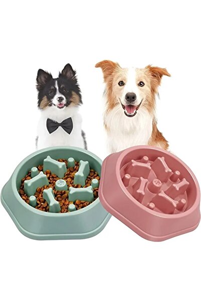 mywarehouse Kedi Köpek Mama Kabı Yavaş Besleyici Gıda Dağıtıcı Yavaş Yeme Köp...