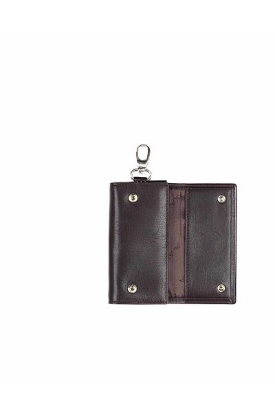 Aka Brown Leather Keychain 006 3