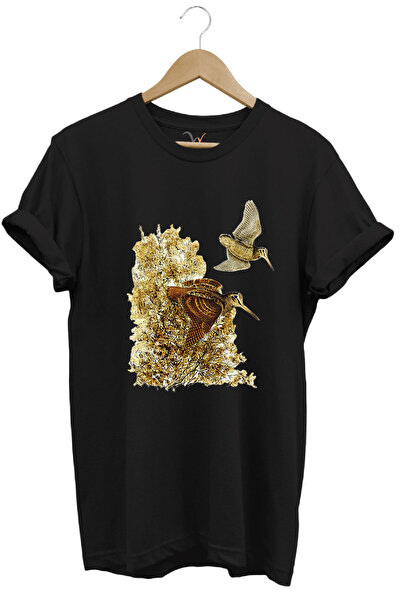 WİDİ Hunter Hunting Hunting Wilderness Printed Regular Fit 100% bumbac Tricou...