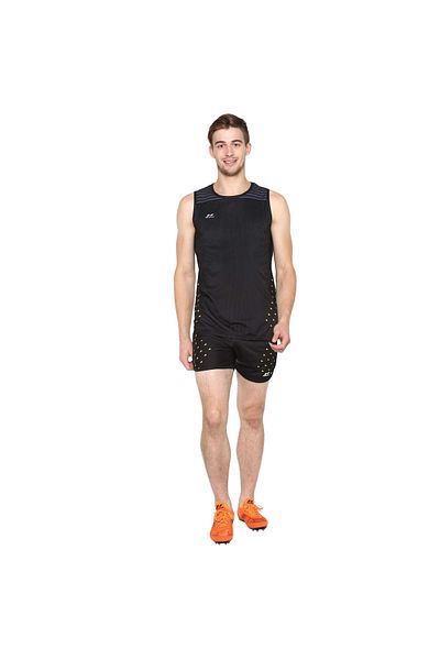 Nivia Zion Track and Field Jersey Set (Dark Grey/Light Grey, XS)  | For Men, Boys.