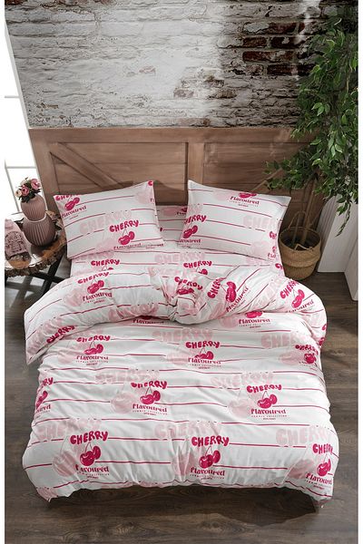Valezium Sada CHERRY dvojitých povlaků na přikrývku – 200x220 povlaků na přikrývku a 2 povlaků na polštář