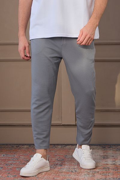 COMBİNE MİCHAİL Pantaloni pentru bărbați cu picioare scurte afumate - 100% bumbac