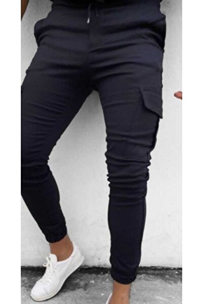 Fırsatbutik Erkek Lacivert Kargocep Jogger Pantolon