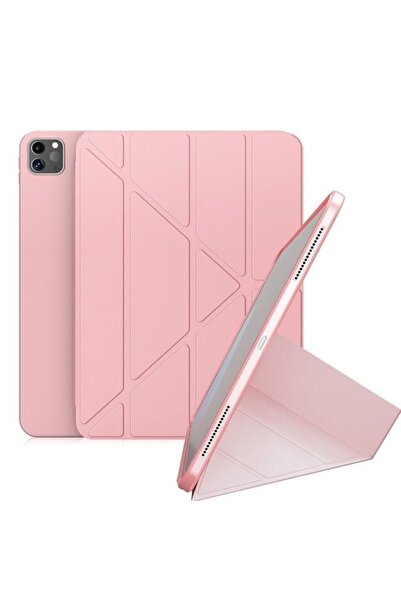Fogy İpad Pro 7.Nesil 13"inç M4 2024 Uyumlu Kılıf Kalem Bölmeli Standlı Table...