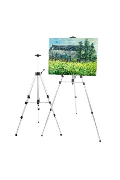gebzeli Lüx Titanium taşınabilir,ayarlanabilir Tripod metal Şövale METALİK YEŞİL özel çantalı