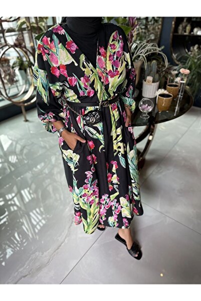 Ahra SPECIAL DESIGN DRESS WITH FLORAL PATTERN