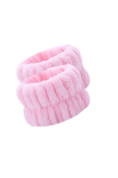 MEŞELİ TEKSTİL Extra Soft Water Absorbent 2 Pieces Wrist Towels and Face Washing Armband - for Athlete and Spa (Set)