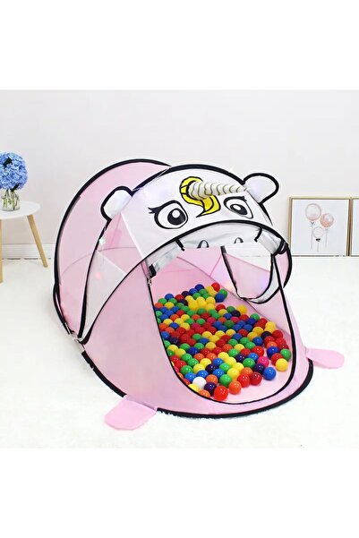 MJ TOYS Unicorn Çocuk Oyun Çadırı - Muhteşem Seri - Otomatik Kolay Kurulum