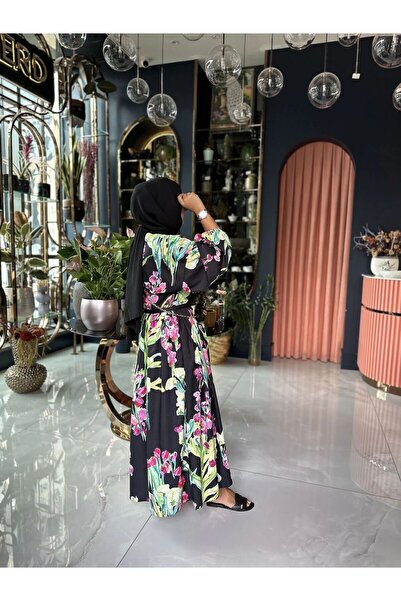 Ahra SPECIAL DESIGN DRESS WITH FLORAL PATTERN