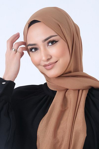 HAREM SCARF Σάλι με φουντούκι Brisa Voile