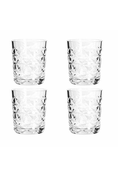 Paşabahçe Estrella Whiskey Soft Drink Glass - Set of 4 360 Cc