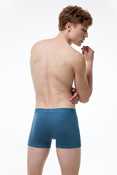 Malabadi Ανδρικό Σετ Μπόξερ 3 τεμαχίων Μπλε Βουργουνδίας Πράσινο Βαμβακερό Elastane - 3M075