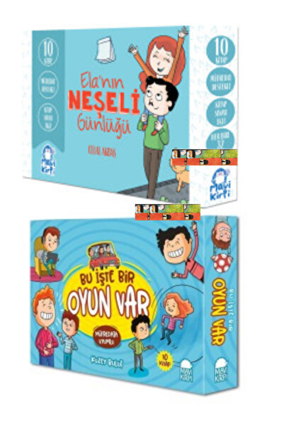 Mavi Kirpi Yayınları 2.Sınıf okuma setleri- Elanın Neşeli Günlüğü (10 Kitap)-...