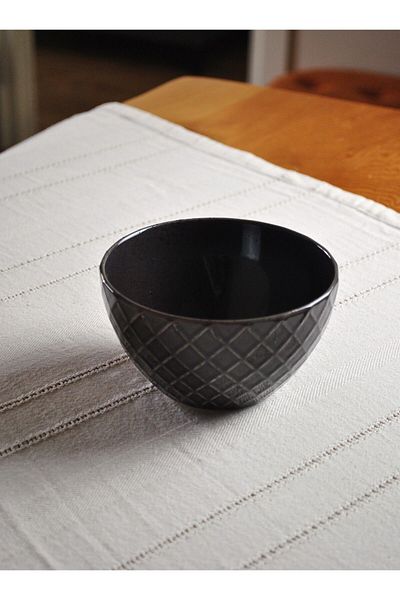 Purelegant 14cm Stoneware Fruit Salad Food Bowl - Breakfast Porridge, 1 Piece