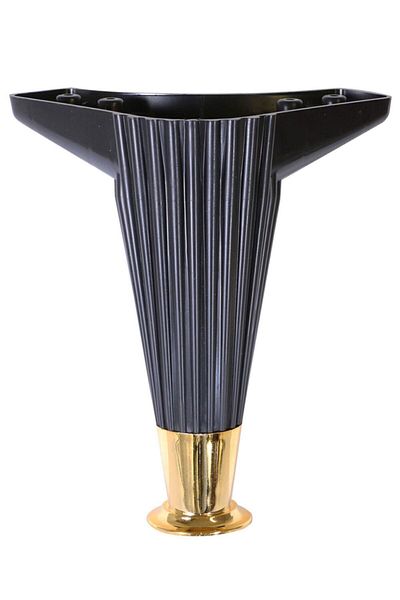 Badem10 Wetra Line 17 Cm - Mobilier din aur negru Picioare canapea scaun