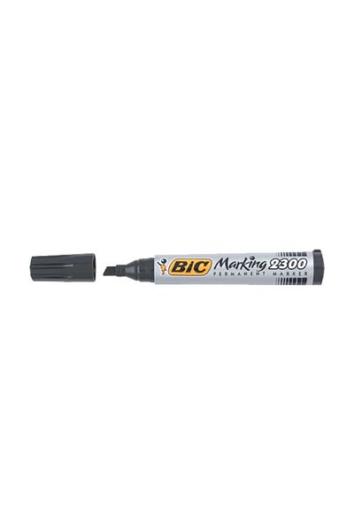 Bic Marking 2300 Permanent Marker Cut Point Black Box of 12