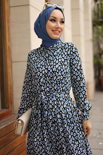 Gizce Maple Blue Dress