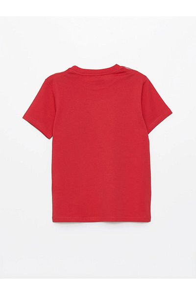 LC Waikiki LCW Kids Crew Neck Spiderman Printed Short Sleeve Boys T-Shirt