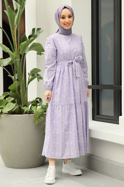 Gizce Mari Lilac Dress