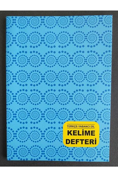 DEFTERSAN A5 Vocabulary Book - Turkish and Foreign Language 1 Piece
