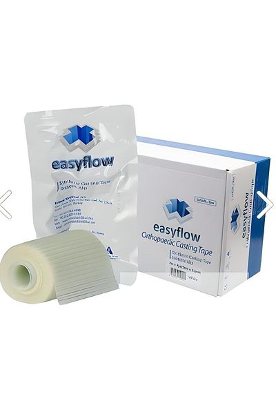 Easycast Easyflow American Synthetic Plaster Wrap 5 Inch X 4 Yds 12.5cm X 3.6m 10 Pieces
