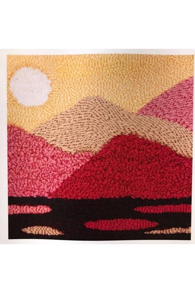 anchor set Essential Collection Punch Nakış Kiti Duvar Panosu Dağ Manzaralı 2...