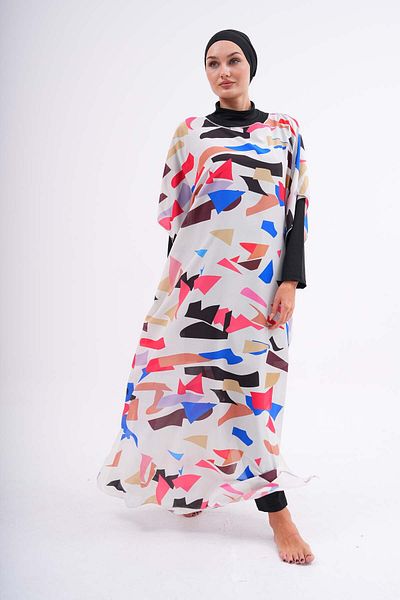 medipek Hijab Swimsuit - Patterned Pareo