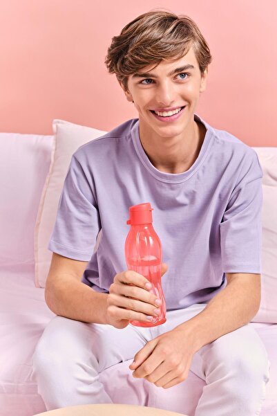 Tupperware Eco Bottle Water Bottle Water Blue and Easy Lid Pink 2-pack 500 ml