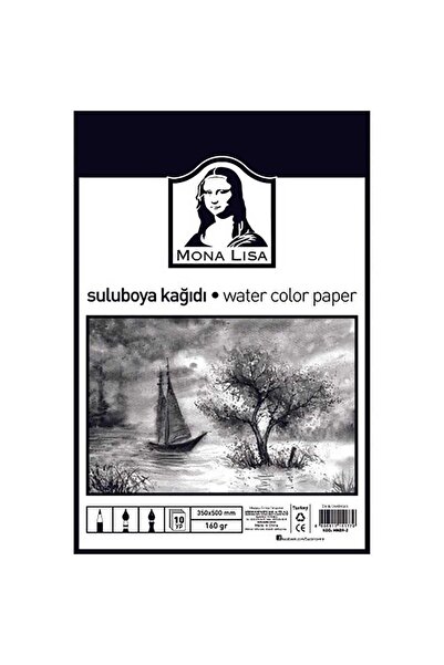 Monalisa Mona Lısa Sulu Boya Kağıdı 350x500 160 Gr 10 Yaprak (mn09-2)