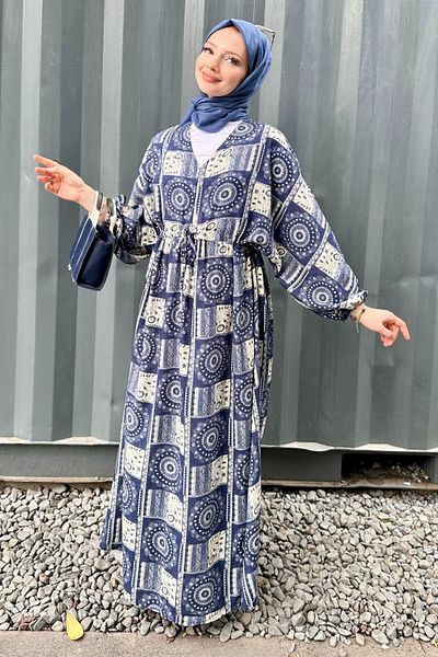 Gizce Petya Indigo Dress