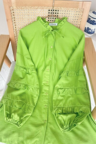Gizce Neol Green Tunic