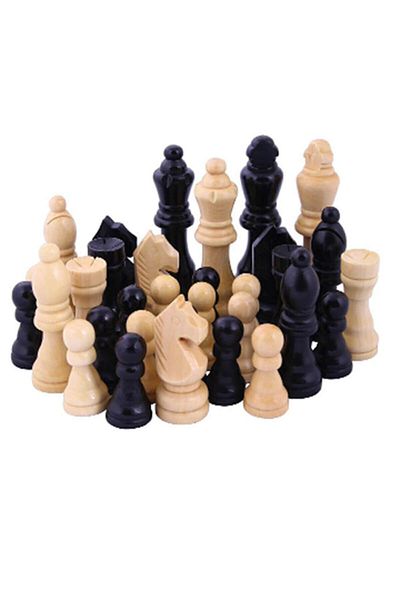 Star Oyun Chess Pieces - Wooden - 30012 /