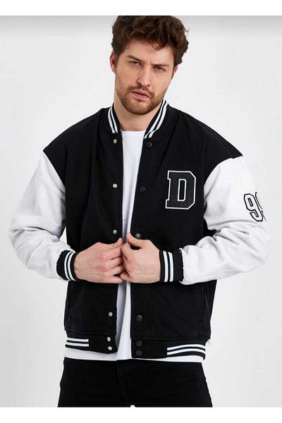 Cardee Men's Black College Jacket