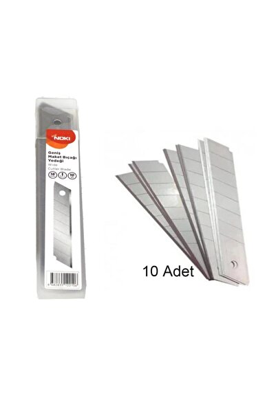 Noki Maket Bıçağı Yedeği Geniş 18 Mm 10 Lu Tüp (br-736)