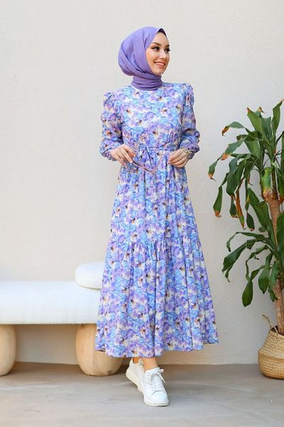 Gizce Lavinya Lilac Dress
