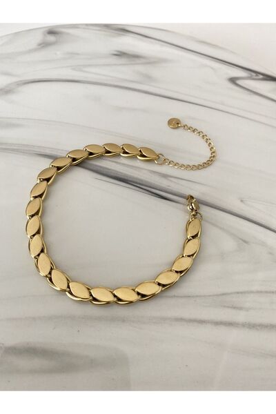 NOVARİKA سوار نسائي من الفولاذ المقاوم للتشويه عالي الجودة بسلسلة الشعير