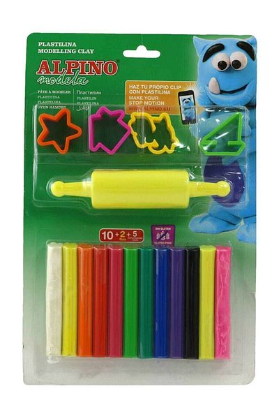 Alpıno Plasticine Molded Play Dough Set Dp-52