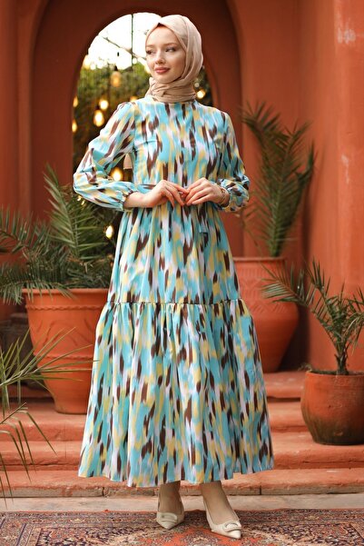 Gizce Leilla Turquoise Dress