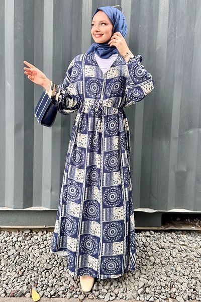 Gizce Petya Indigo Dress