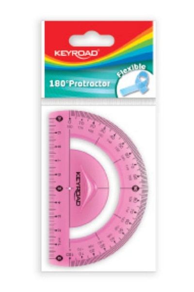 KEYROAD Kr 970959 Unbreakable Silicone Protractor Ruler
