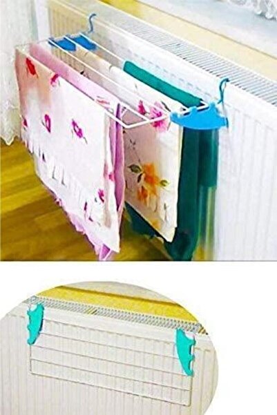 ALSHOP Pratik Kurufer Petek Üstü Çamaşır Kurutmalık 60 Cm 5 Telli Kalorifer K...
