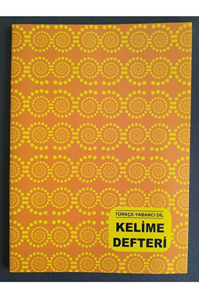 DEFTERSAN A5 Vocabulary Book - Turkish and Foreign Language 1 Piece